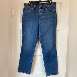 J crew high rise jeans size 30